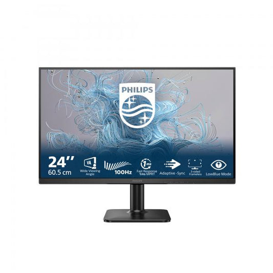 PHILIPS 24E2N1100LB - 24"" MONITOR FHD - 1Ms - 100Hz - VGA + HDMI