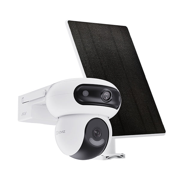 EZVIZ HB90/SP - TELECAMERA MOTORIZZATA DA ESTERNO A BATTERIA + SOLAR PANEL- DOPPIO OBIETTIVO 2K+ - COLOR NIGHT VISION - HUMAN DETECTION - AUDIO BIDIREZIONALE - VOCAL CONTROL