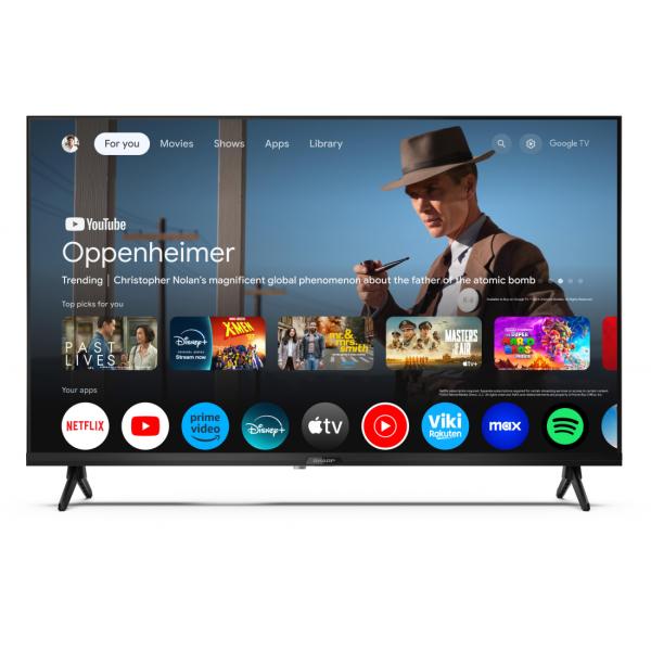 SHARP 32GF2265E - 32"" GOOGLE TV LED HD - FRAMELESS - COMP. TV SAT - AUDIO DOLBY DIGITAL+ / DTS HD - CHROMECAST - BLACK - IT