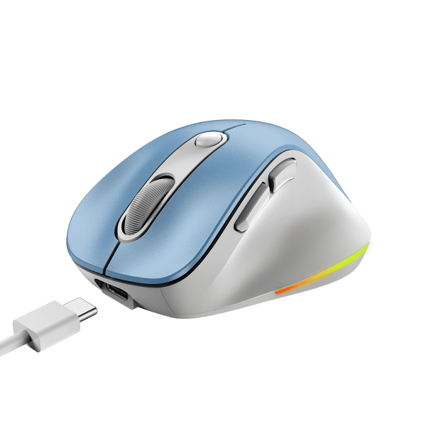 GENIUS MOUSE WIR. ERGO 9000S PRO MINI RGB BT DUO WIRELESS (BT +2.4Ghz) LIGH