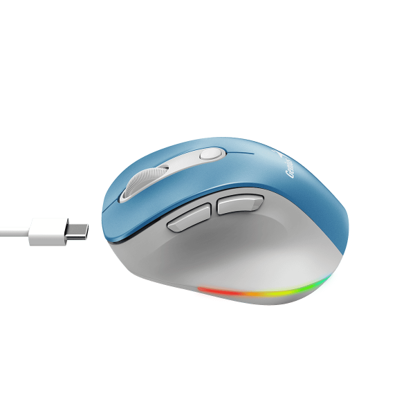 GENIUS MOUSE WIR. ERGO 9000S PRO MINI RGB BT DUO WIRELESS (BT +2.4Ghz) LIGH