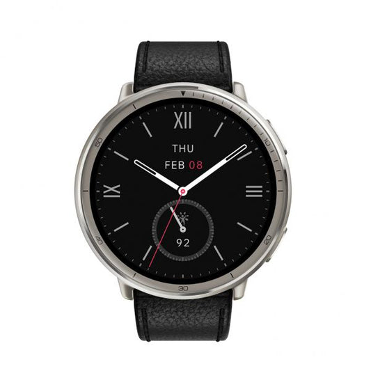 AMAZFIT ACTIVE 2 ROUND NFC SMARTWATCH 1,32" BLACK LEATHER PREMIUM