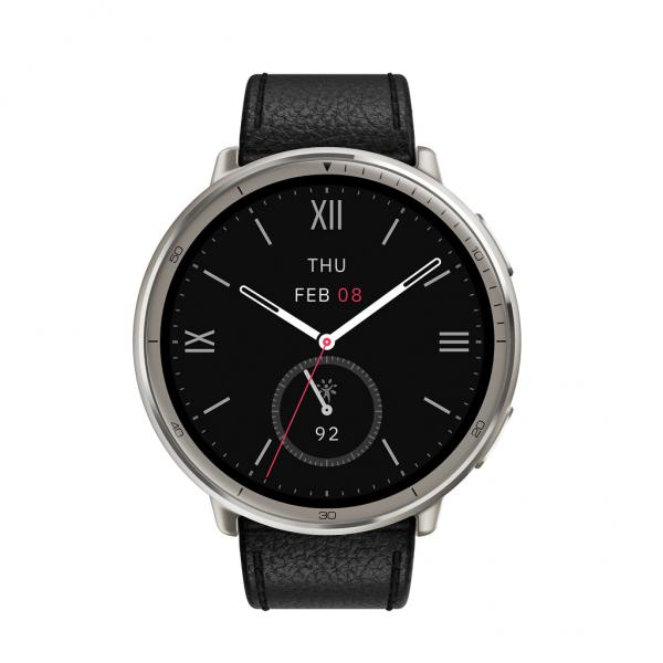 AMAZFIT ACTIVE 2 ROUND NFC SMARTWATCH 1,32" BLACK LEATHER PREMIUM