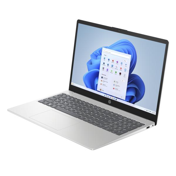 HP Laptop 15-fd0034nl Intel N N100 Computer portatile 39,6 cm (15.6") HD 4 GB DDR4-SDRAM eUFS Wi-Fi 6 (802.11ax) Windows 11 Home in S mode Argento