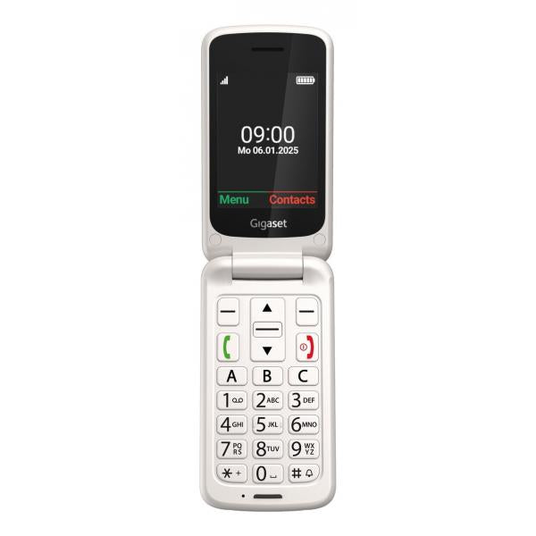 GIGASET GL595 (BIANCO) - TELEFONO CELLULARE SENIOR CLAMSHELL