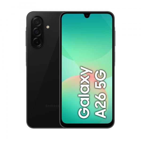 SAMSUNG GALAXY A26 5G BLACK 6.7" 6GB/128GB