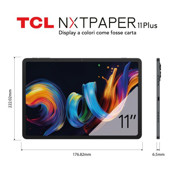 TCL NXTPAPER 11 PLUS DARK GREY 11.5" TABLET 8GB/256GB solo WiFi