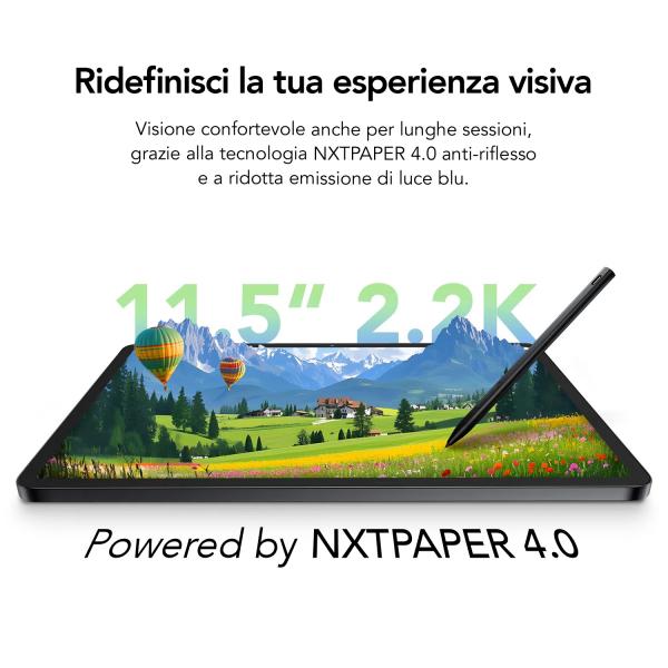 TCL NXTPAPER 11 PLUS DARK GREY 11.5" TABLET 8GB/256GB solo WiFi