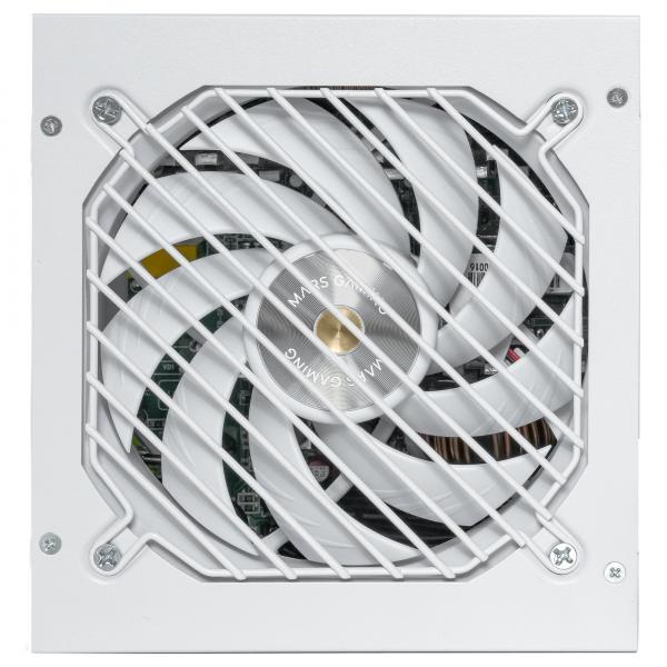 MARSGAMING ALIMENTATORE MPB650SIW 650W 80PLUS BRONZE BIANCO APFC 2X PCIE6+