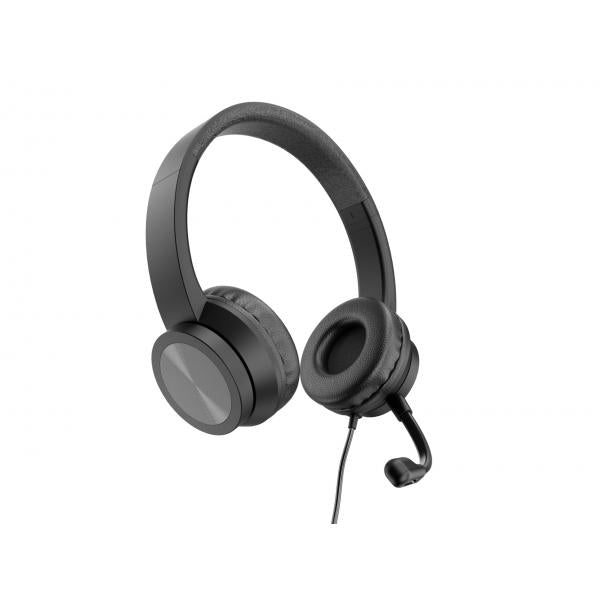 CONCEPTRONIC POLONA05B - CUFFIE OVEREAR - MICROFONO NOISE CANC. - CONTROLLO VOLUME - USB-A
