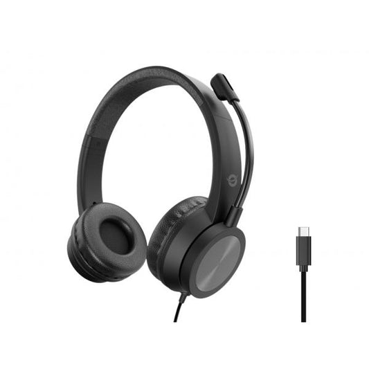CONCEPTRONIC POLONA05BC - CUFFIE OVEREAR - MICROFONO NOISE CANC. - CONTROLLO VOLUME - USB-C