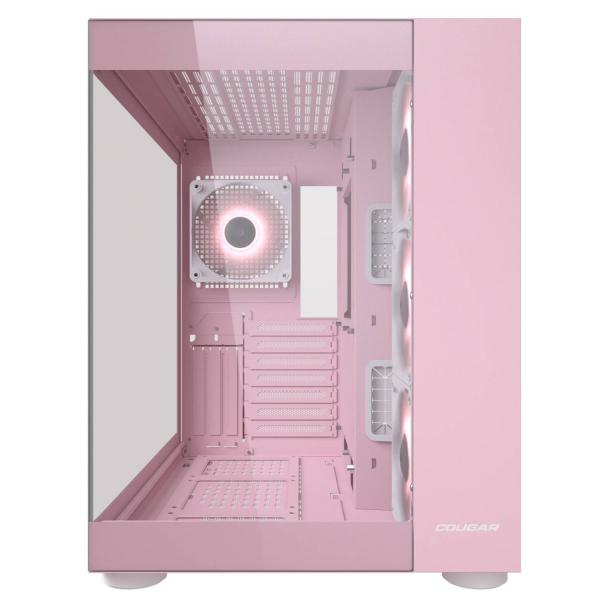 COUGAR CASE MID TOWER DUAL CHAMBER FV150 RGB ROSA 3x120INV+120 + HUB
