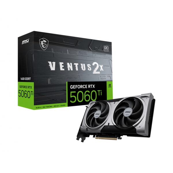 VGA MSI GEFORCE RTX 5060 TI 16G VENTUS 2X OC PLUS