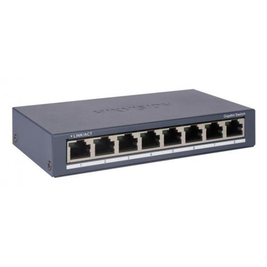 HIKVISION DS-3E0508-O - DESKTOP SWITCH 8 PT 10/100/1000M RJ45 CASE METALLO