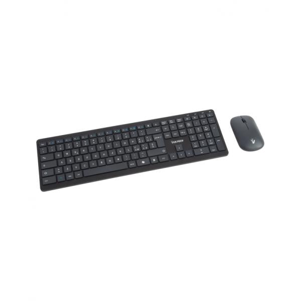 VULTECH KM-851W - KIT TASTIERA E MOUSE SLIM WIRELESS - LOW PROFILE - TASTI FUNZIONALI