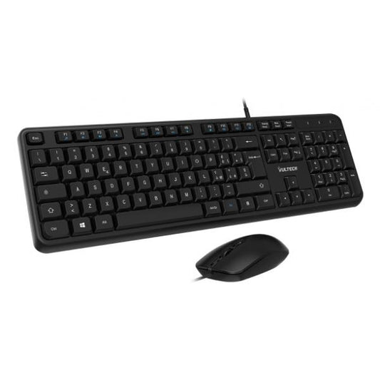 VULTECH KM-811 - KIT TASTIERA E MOUSE WIRED USB