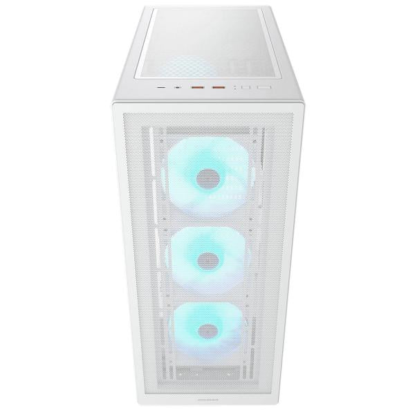 COUGAR MX220 RGB (WHITE) - PC CASE MID TOWER - VENTOLA RGB 3*120+120mm