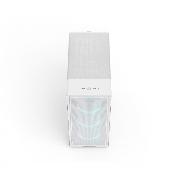FRACTAL CASE MID TOWER EPOCH WHITE TG RGB LIGHT TINT 3*120mm MOMENTUM FAN