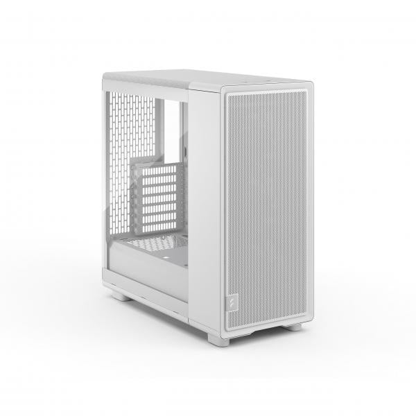 FRACTAL CASE MID TOWER EPOCH WHITE TG CLEAR TINT 3*120mm MOMENTUM FAN