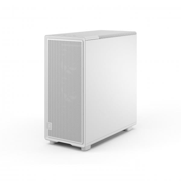 FRACTAL CASE MID TOWER EPOCH WHITE TG CLEAR TINT 3*120mm MOMENTUM FAN