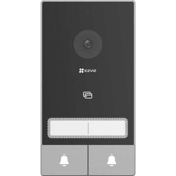 EZVIZ HP7 2-FAMILY KIT - VIDEOCITOFONO BIFAMILIARE - 2 SCHERMI TOUCH 7"" 2K - CONTROLLO REMOTO - RILEVAMENTO MOVIMENTO - AUDIO BIDIREZIONALE - SBLOCCO RFID