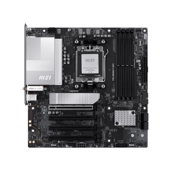 MB MSI PRO B850M-P MATX WIFI AM5