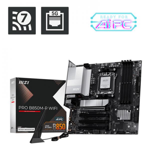 MB MSI PRO B850M-P MATX WIFI AM5