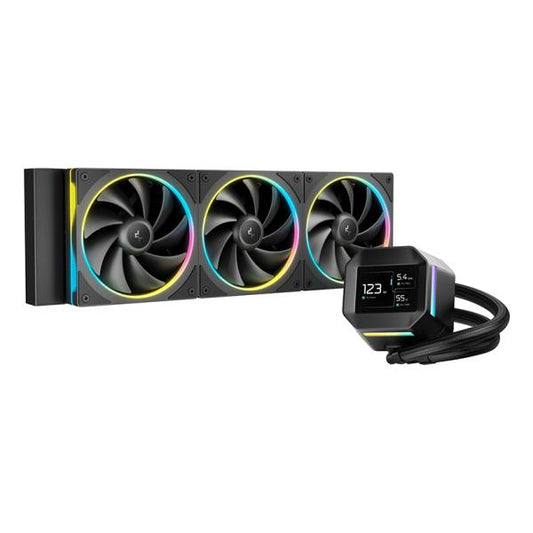 DEEPCOOL RAFF. LIQUIDO LM360 ARGB IPS 2.4'' 320x420 (MP4) PUMP 2500-3600RPM