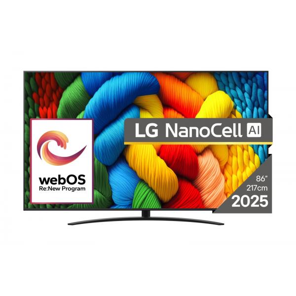 LG 86NANO81A3A - 86"" SMART TV LED NANOCELL 4K - BLACK - EU