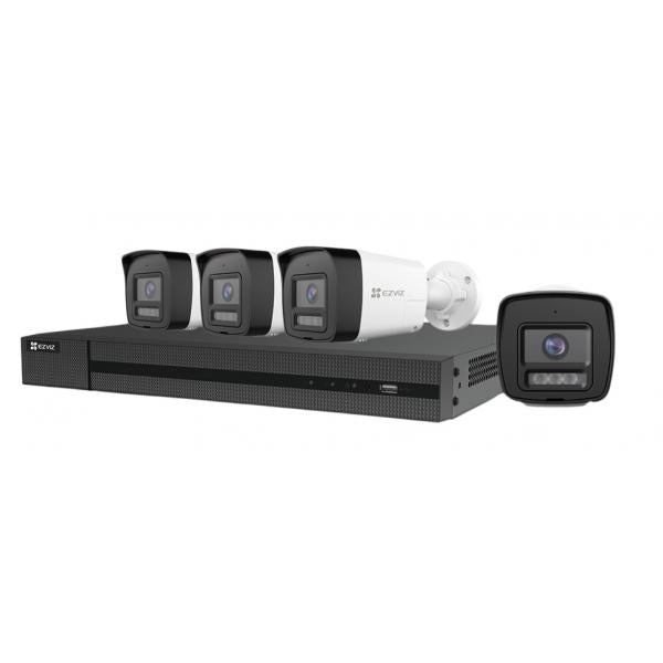 EZVIZ KIT X5K (CS-BN4884) - SMART HOME SECURITY KIT 1 NVR X5K 8CH + 4 TELECAMERE POE H3K