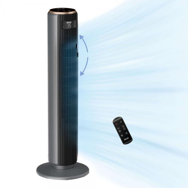 LEVOIT F362 TEMPSENSE 36 DC VENTILATORE A TORRE NERO