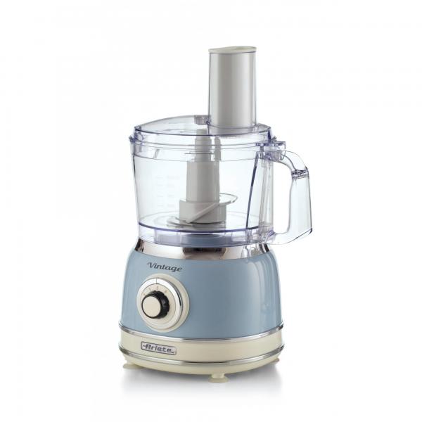 ARIETE 1781/05 - ROBOT DA CUCINA MULTIFUNZIONE VINTAGE (CELESTE) - 1.2 L - 2 VELOC.+PULSE
