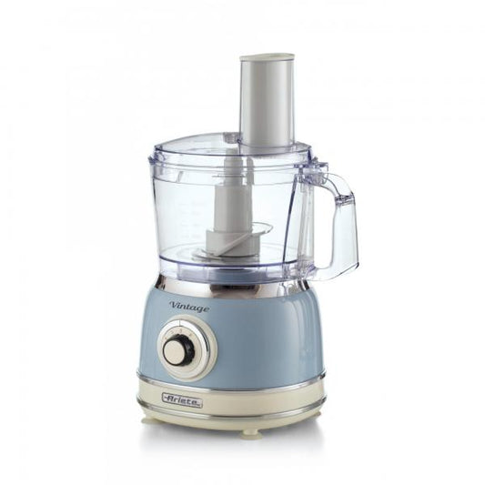 ARIETE 1781/05 - ROBOT DA CUCINA MULTIFUNZIONE VINTAGE (CELESTE) - 1.2 L - 2 VELOC.+PULSE