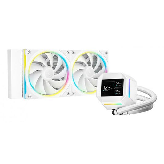 DEEPCOOL RAFF. LIQUIDO LM240 WHITE IPS 240mm AIO 2.4'' 320X420 LCD