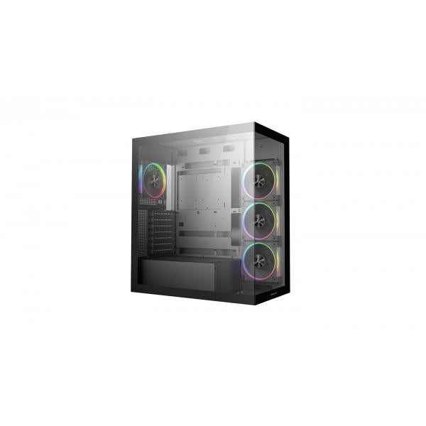 DEEPCOOL CASE MID TOWER CG580 4F V2 2TG 4x120 PWM+ARGB FAN