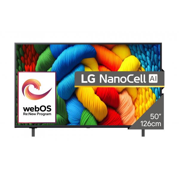 LG 50NANO80A3B - 50"" SMART TV NANOCELL 4K - BLACK - EU