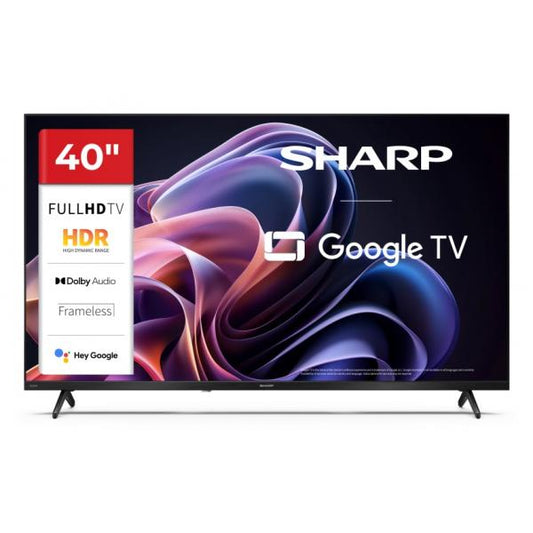 SHARP 40HF2265E - 40"" GOOGLE TV LED HD - FRAMELESS - COMP. TV SAT - AUDIO DOLBY DIGITAL+ / DTS HD - CHROMECAST - BLACK - IT