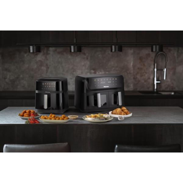 HISENSE HAF2700 FRIGGITRICE ARIA 11LT DOPPIO CESTELLO DISP.COLORI + VETRO