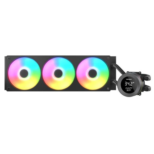 COUGAR RAFF. LIQUIDO POSEIDON VISTEK ARGB 360 1.9'' DISPLAY