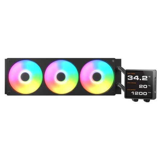 COUGAR RAFF. LIQUIDO POSEIDON VISTEK PRO ARGB 360 IPS TFT 3.9''