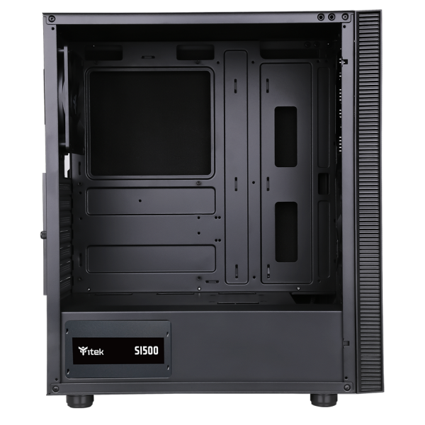 ITEK CASE MIDDLE TOWER SYLENT 03NP PSU 500W ATX 2xUSB3 3x12cm FAN FONOASSOR