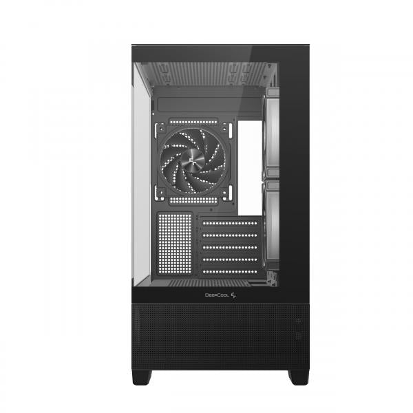 DEEPCOOL CASE MATX CG380 3F NERO PANORAMIC 3ARGB 2TG 360mm AIO