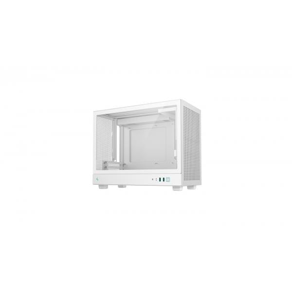 DEEPCOOL CASE MICRO ATX CH160 PLUS WH WHITE ultraportabile & alto flusso d'