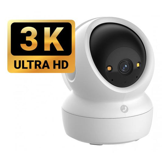 EZVIZ H6C G1 3K - TELECAMERA MOTORIZZATA DA INTERNO - 3K - VISION GRADE 360 - SENSORE MOVIMENTO - AUDIO BIDIREZIONALE - MONITORAGGIO INTELLIGENTE - TASTO DI EMERGENZA - RICONOSCIMENTO FIGURE UMANE CON AI