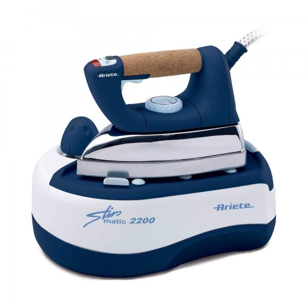 ARIETE STIROMATIC 2200 (6257/01) - FERRO DA STIRO CON CALDAIA - PIASTRA ALLUMINIO - COLPO VAPORE 80 GR/MIN - 2000W