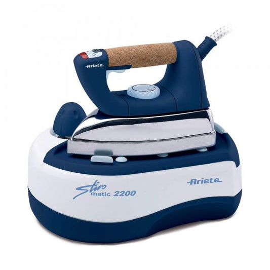 ARIETE STIROMATIC 2200 (6257/01) - FERRO DA STIRO CON CALDAIA - PIASTRA ALLUMINIO - COLPO VAPORE 80 GR/MIN - 2000W