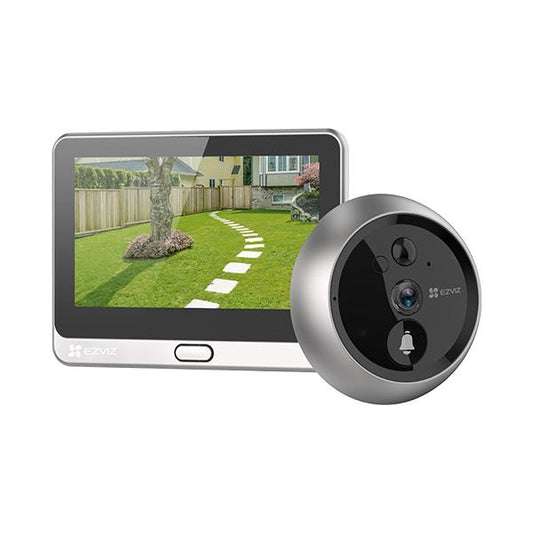 EZVIZ DP2 - VIDEOSPIONCINO TOUCH WIRELESS 2K - DISPLAY TOUCH 4.3"" - SENSORE INFRAROSSI PIR - AUDIO E VIDEO BIDIREZIONALE PIR H265