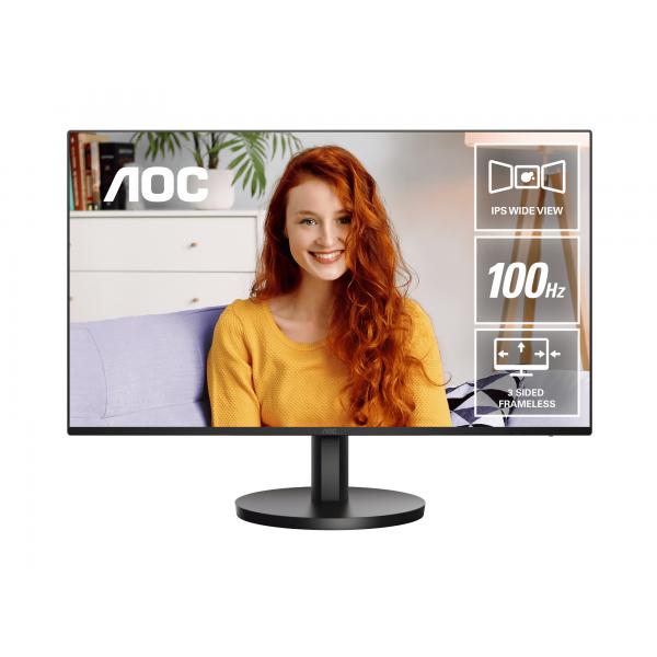 AOC 24B3HA2 - 24"" MONITOR FHD - FRAMELESS - 100 HZ - W3Y