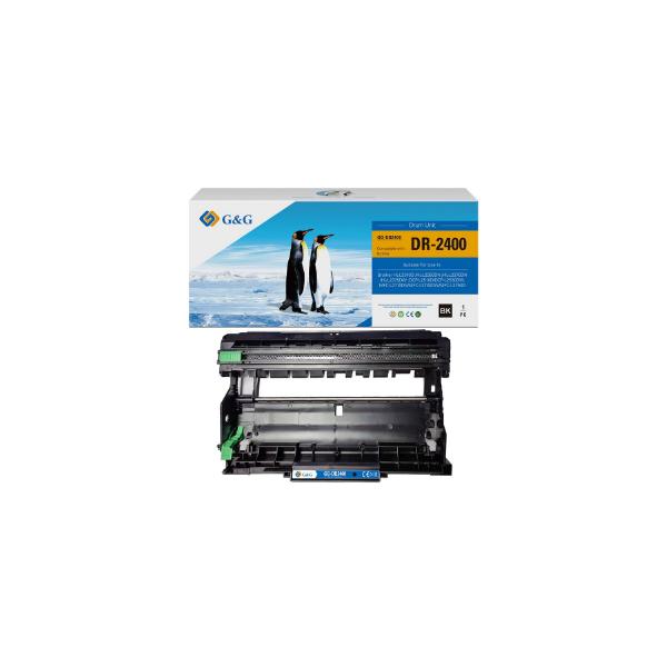 BROTHER DR-2400 BLACK - DRUM COMPATIBILE G&G - 12000 PAG.
