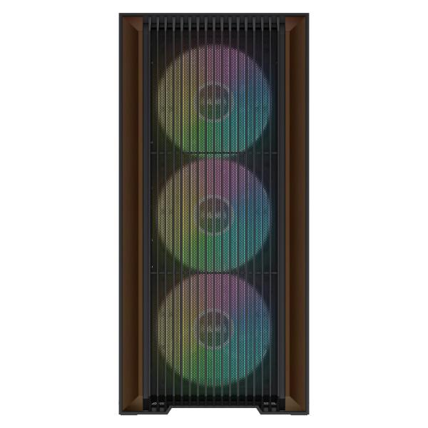 SAMA MID TOWER Z60 BLACK LISTELLO IN NOCE TG 4*FAN 140mm ARGB PWM